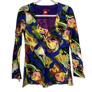 Oilily Print Long Sleeve Top